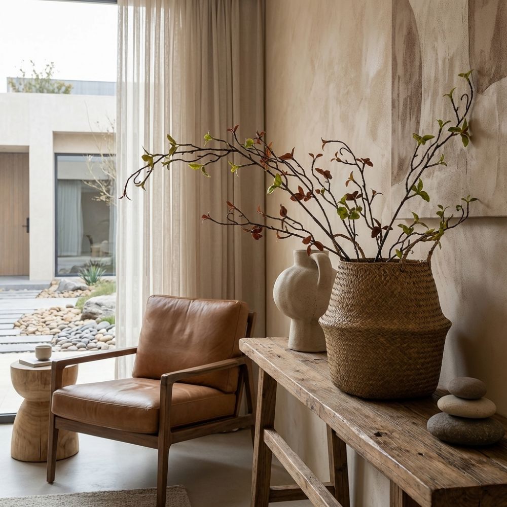 Branch Curly Willow - Ramas de sauce artificiales de tacto
