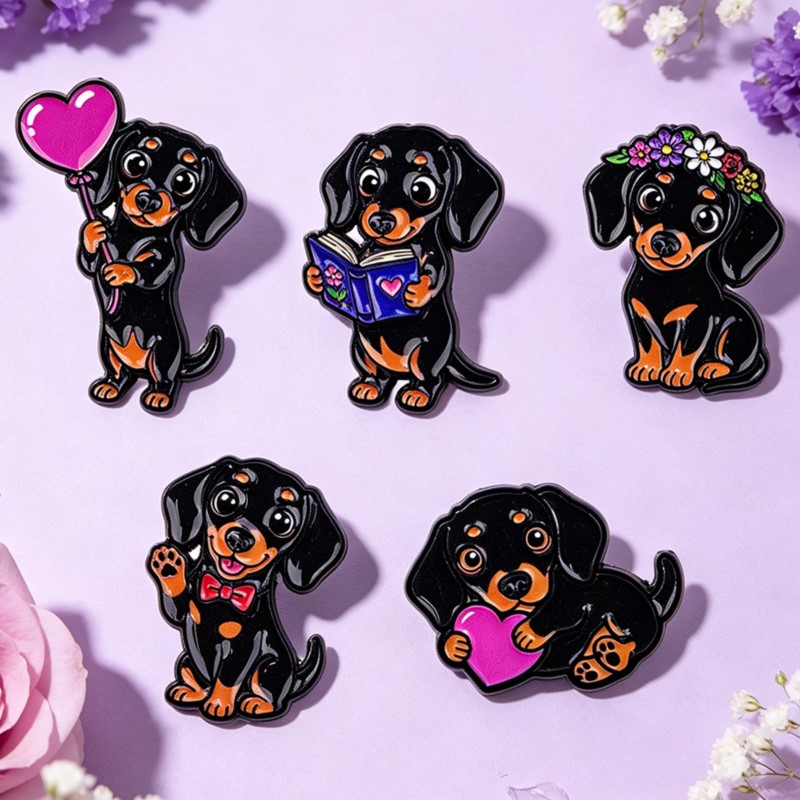 Set de 5 Broches Esmaltados de - Supply Florist reseña y precio