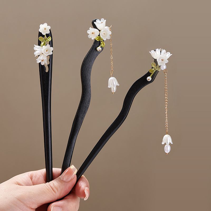 Horquilla de madera con flor v - Supply Florist reseña y precio